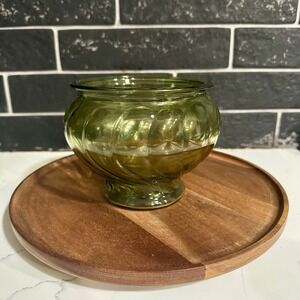 Vintage Napco Light Green Glass Bowl - Cleveland, Ohio #1191
